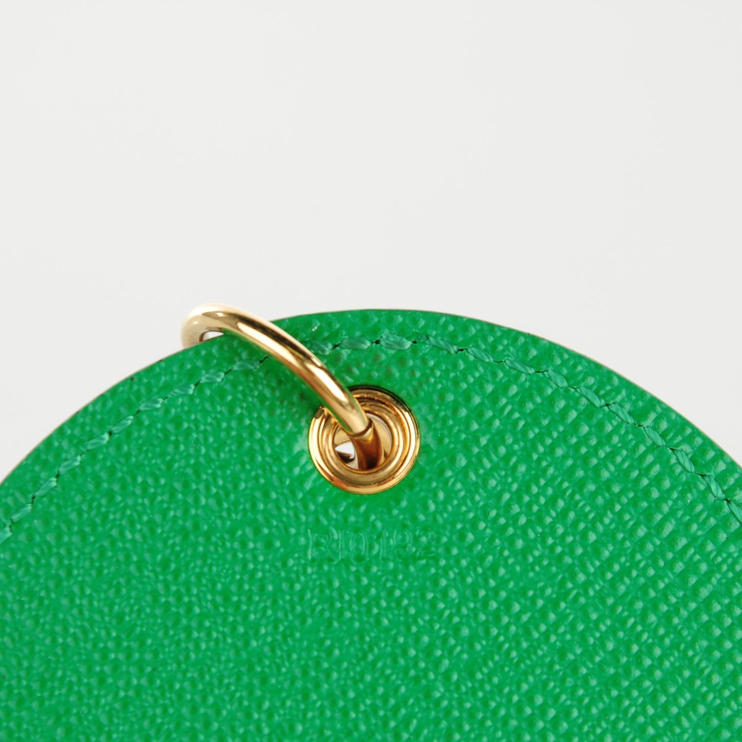 Monogram Kusama Pumpkin Dots Key Ring Green