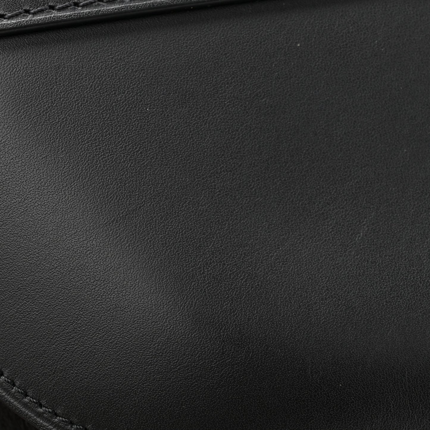 Calfskin Small Gate Crossbody Bag Black White