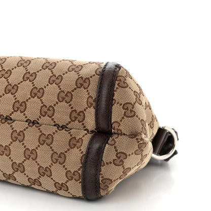 Gucci Monogram Medium Techno Horsebit Shoulder Flap Bag Dark Brown 10 of 14