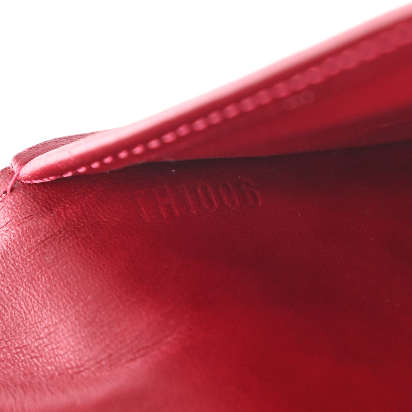 Vernis Porte Tresor International Wallet Pomme D'Amour