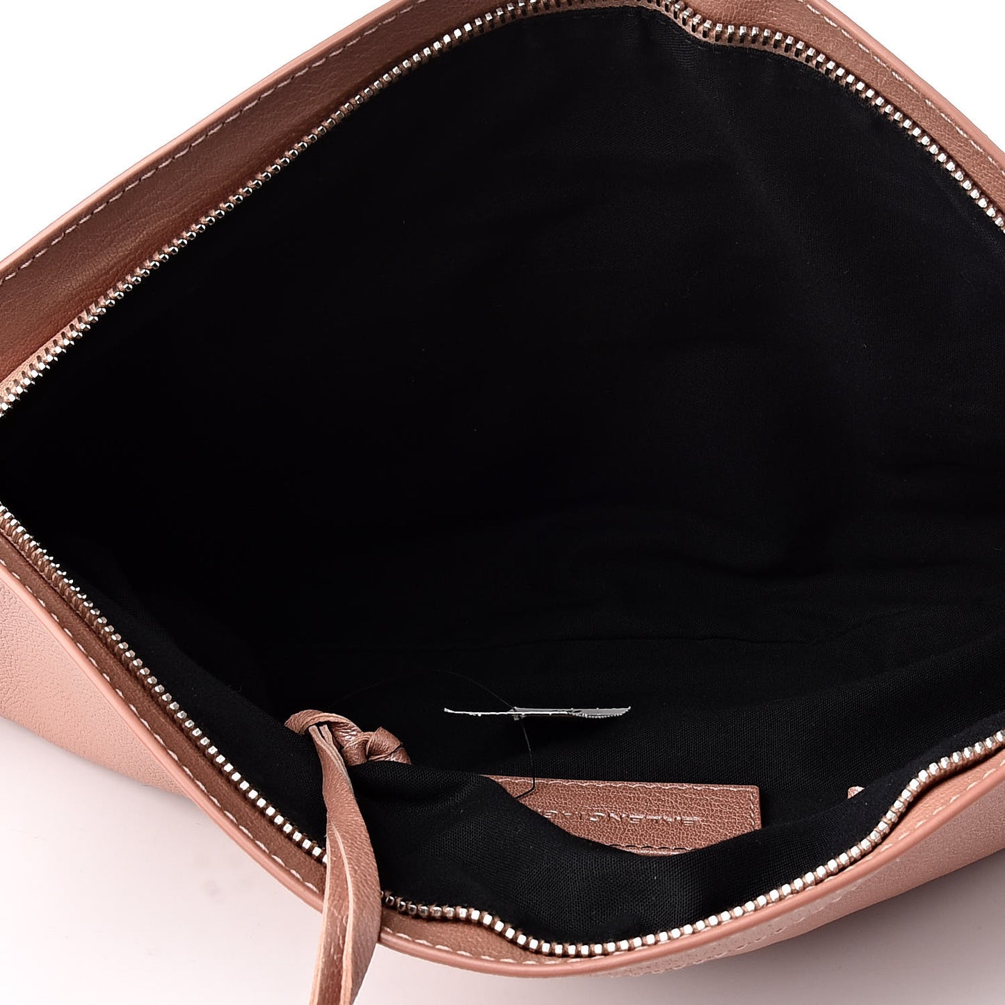 Chevre Classic Silver Hardware Premier Clutch Rose