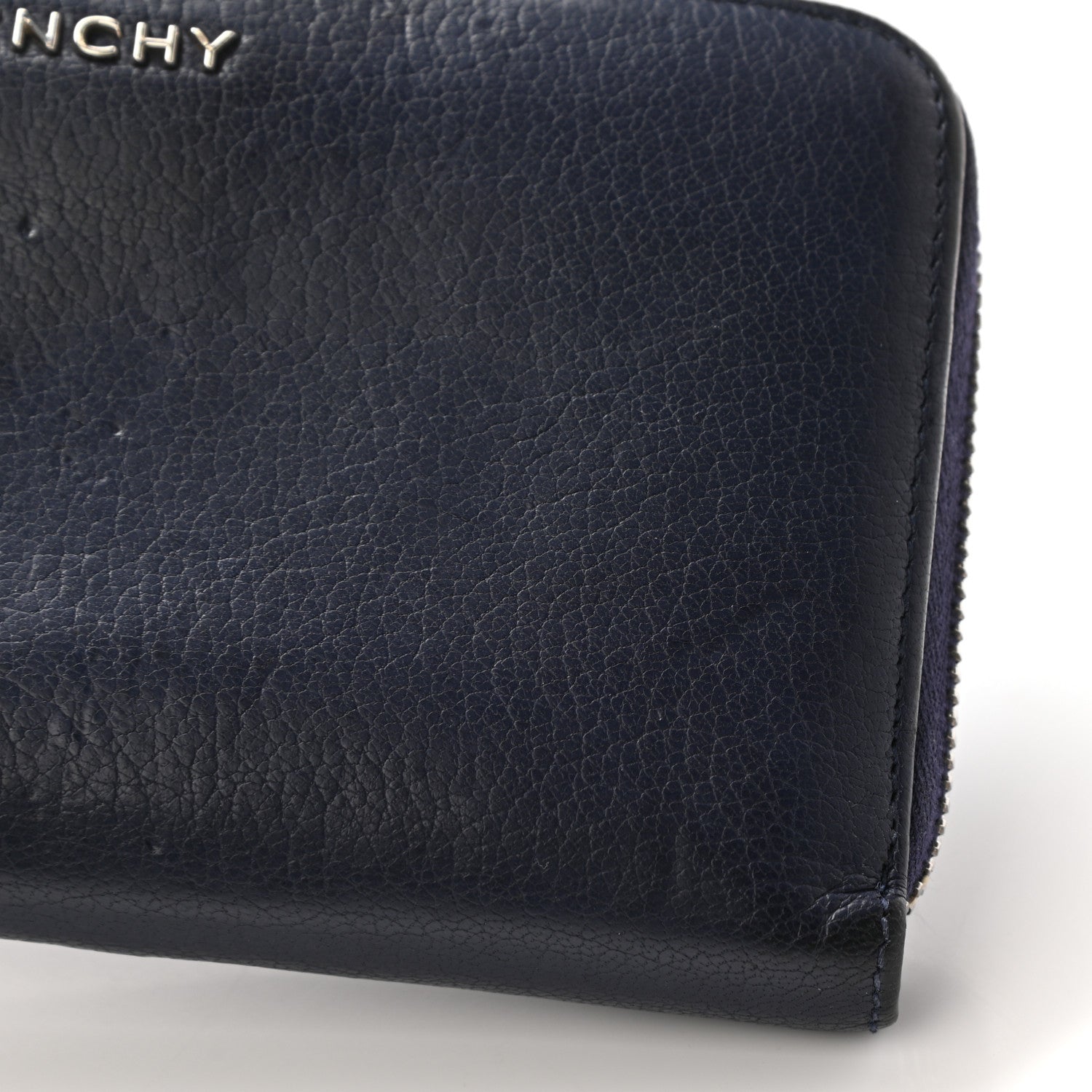 Givenchy Sugar Goatskin Pandora Zip Around Wallet Night Blue 10 of 13
