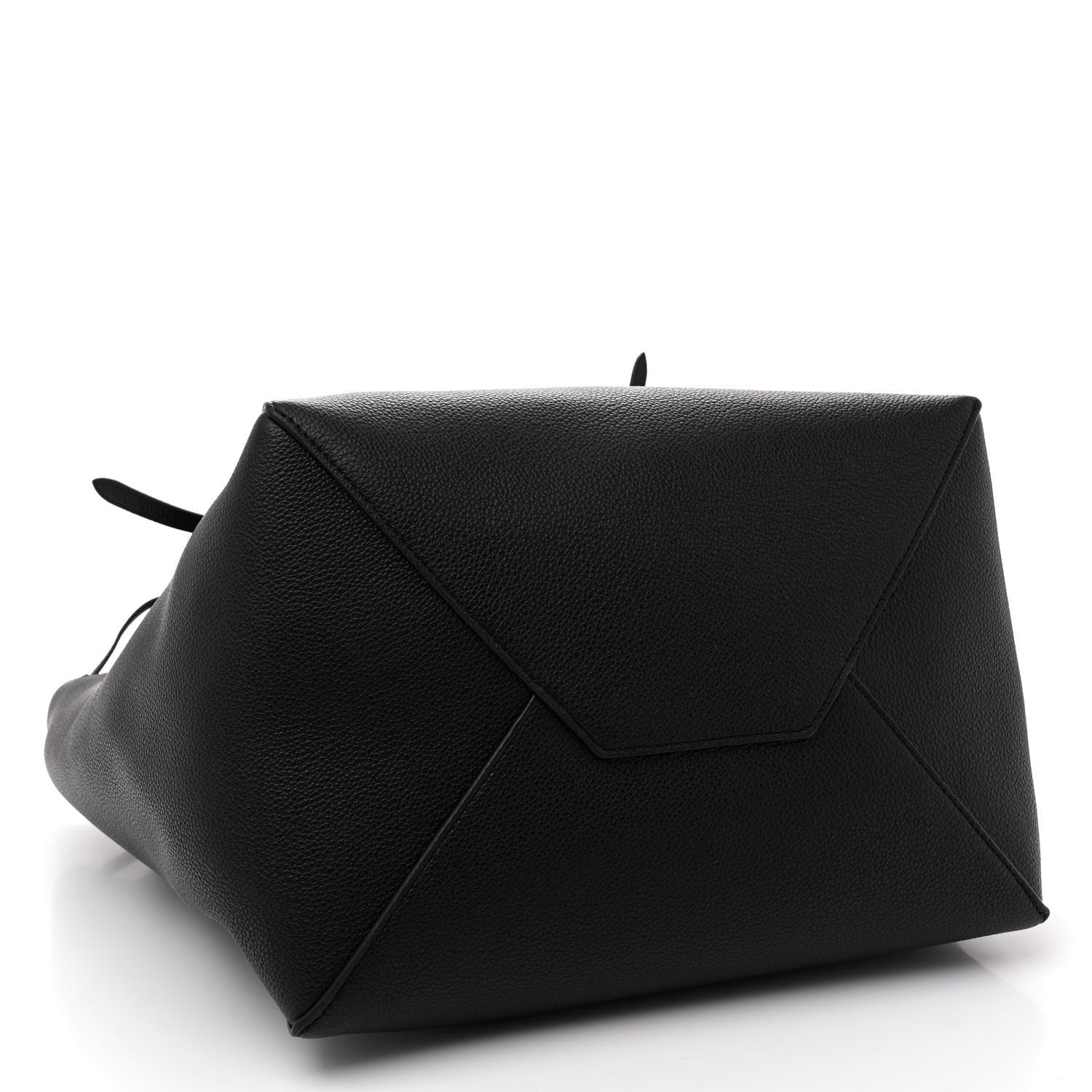 Celine Soft Grained Calfskin Small Belt Cabas Phantom Black 4 of 12