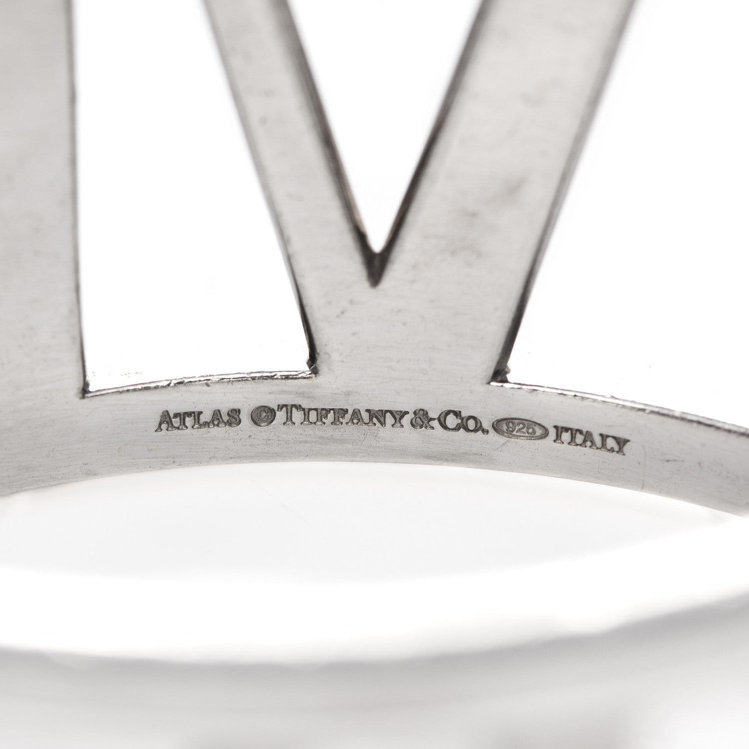 Tiffany Sterling Silver Wide Atlas Hinged Bangle Bracelet 5 of 7