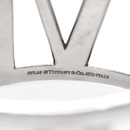 Tiffany Sterling Silver Wide Atlas Hinged Bangle Bracelet 5 of 7