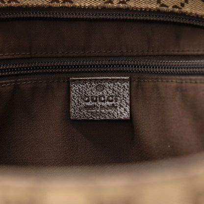 Gucci Monogram Web Medium Flat Messenger Bag Brown 5 of 17