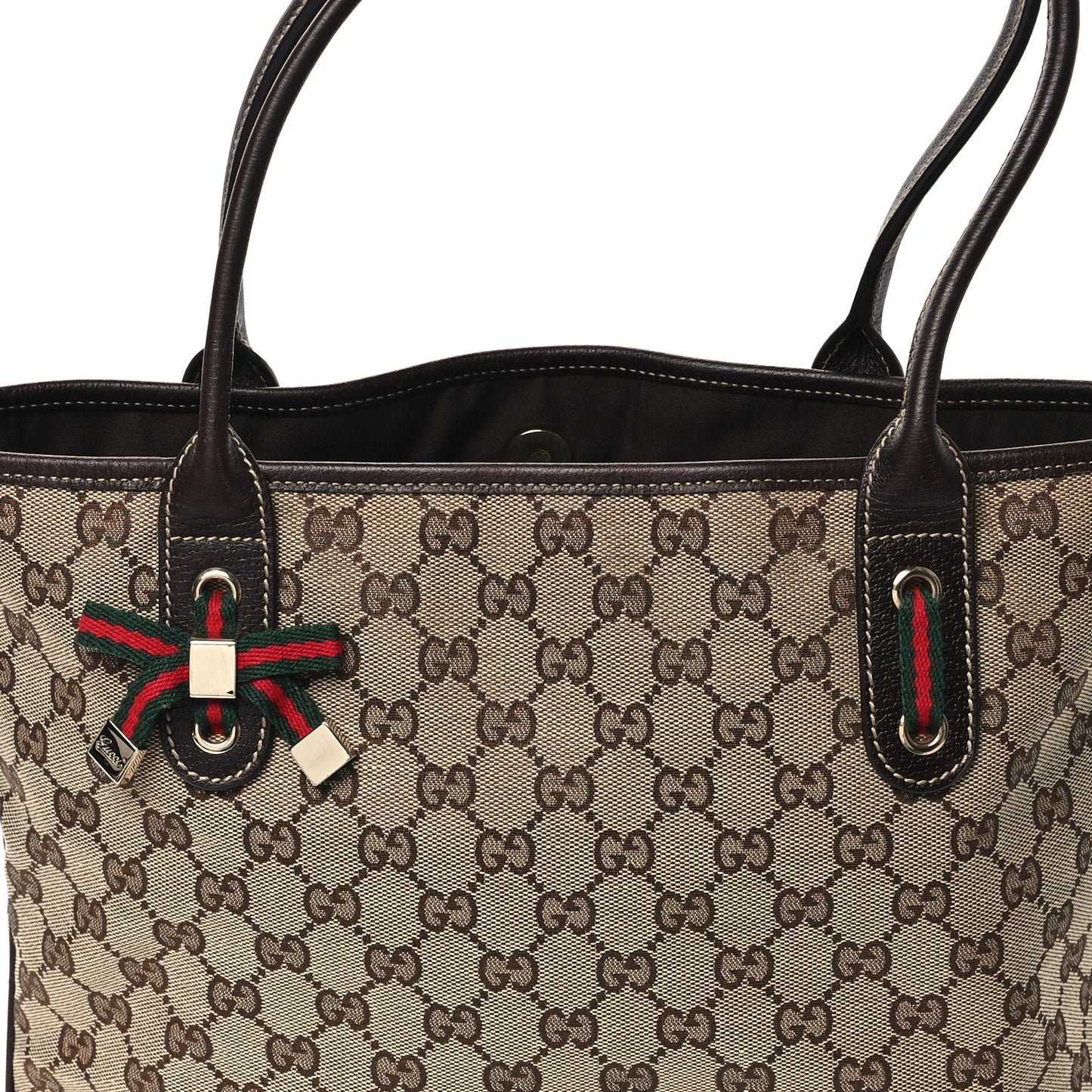 Monogram Medium Princy Tote Dark Brown