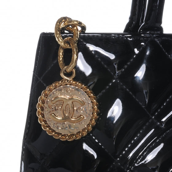 Patent Medallion Tote Black
