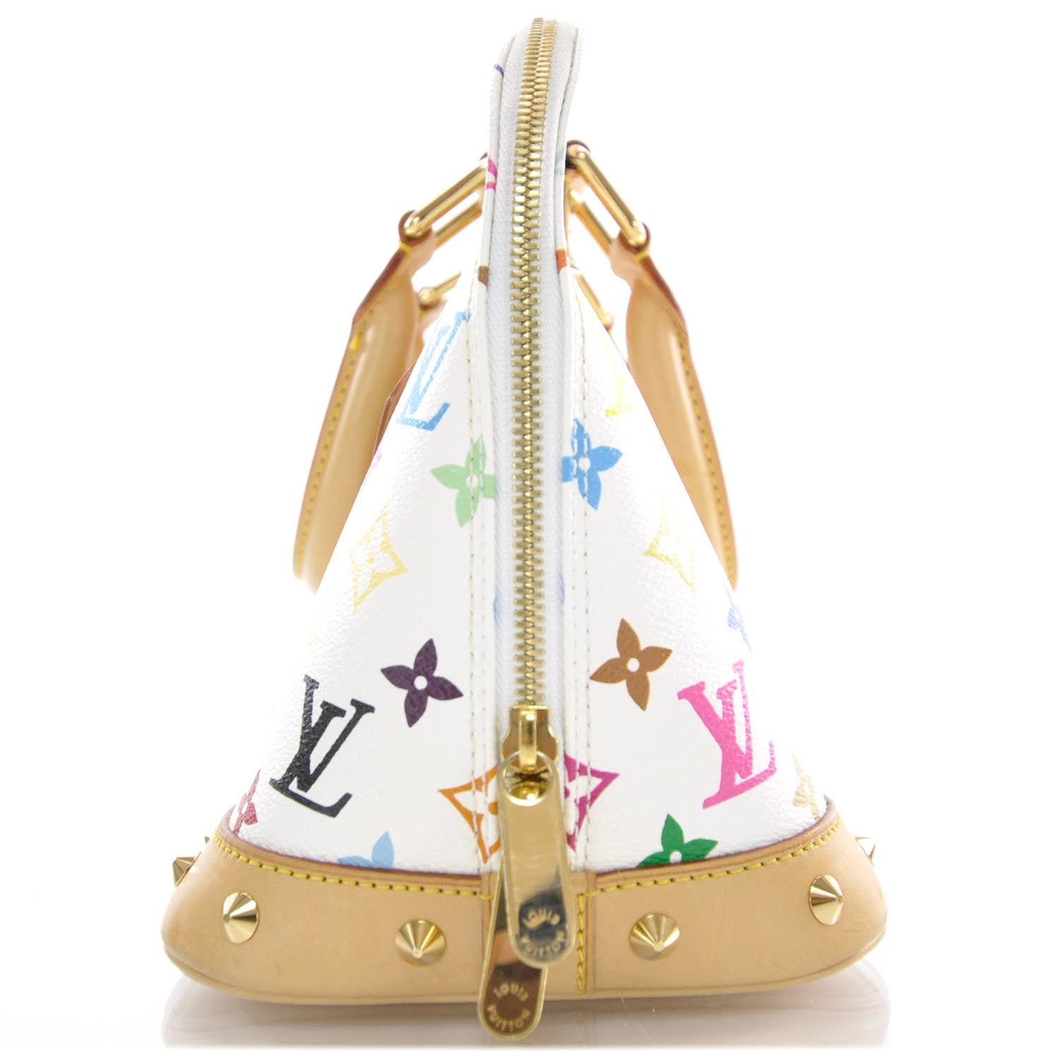 Louis Vuitton Monogram Multicolor Alma White 4 of 9