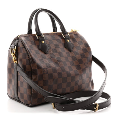 Louis Vuitton Damier Ebene Speedy Bandouliere 25 3 of 9
