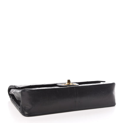 Chanel Lambskin Quilted Medium Double Flap Black 4 of 17