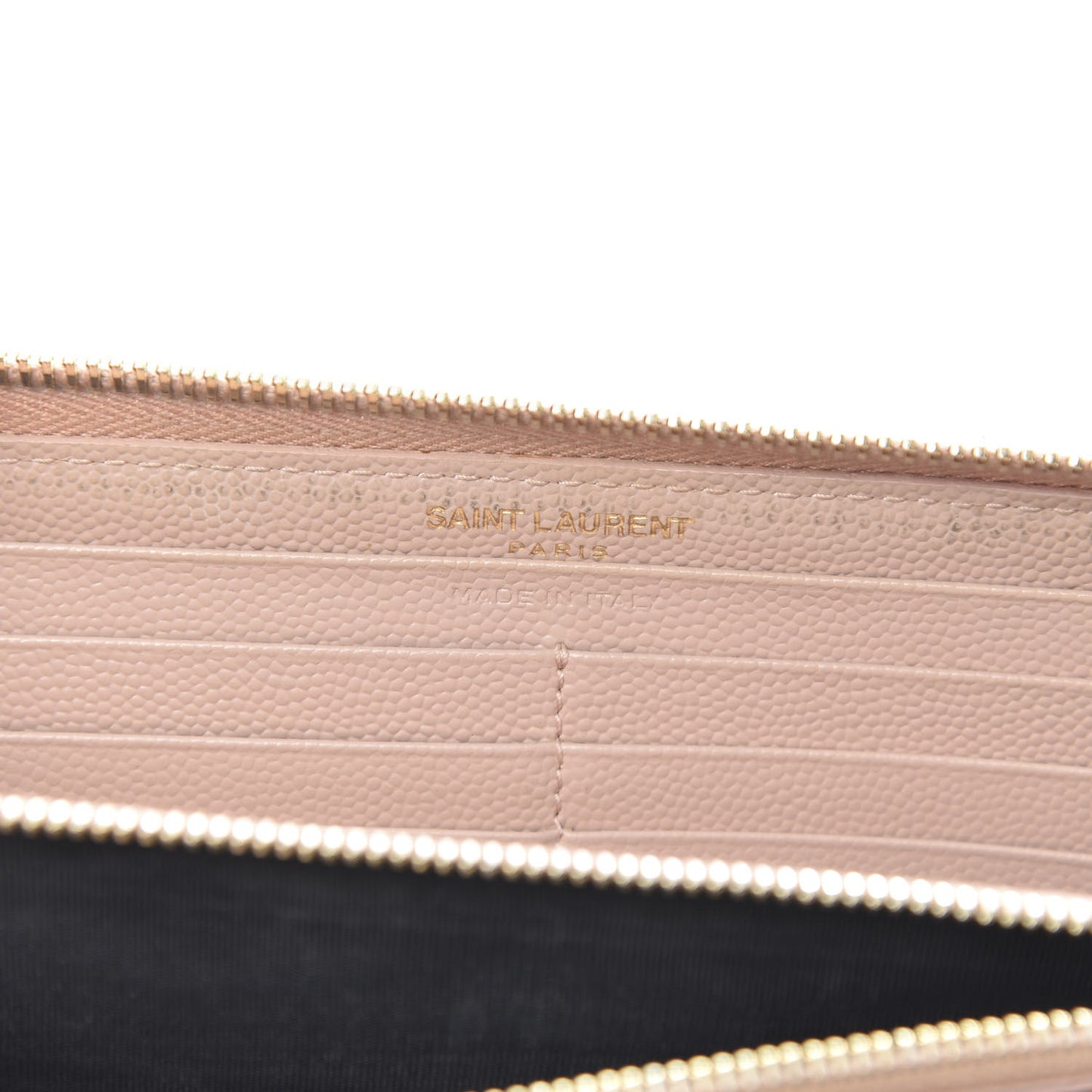 Grain De Poudre Matelasse Chevron Monogram Zip Around Wallet Rose Poudre