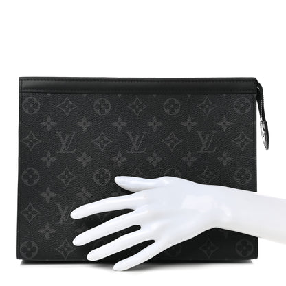 Louis Vuitton Monogram Eclipse Pochette Voyage MM 2 of 7