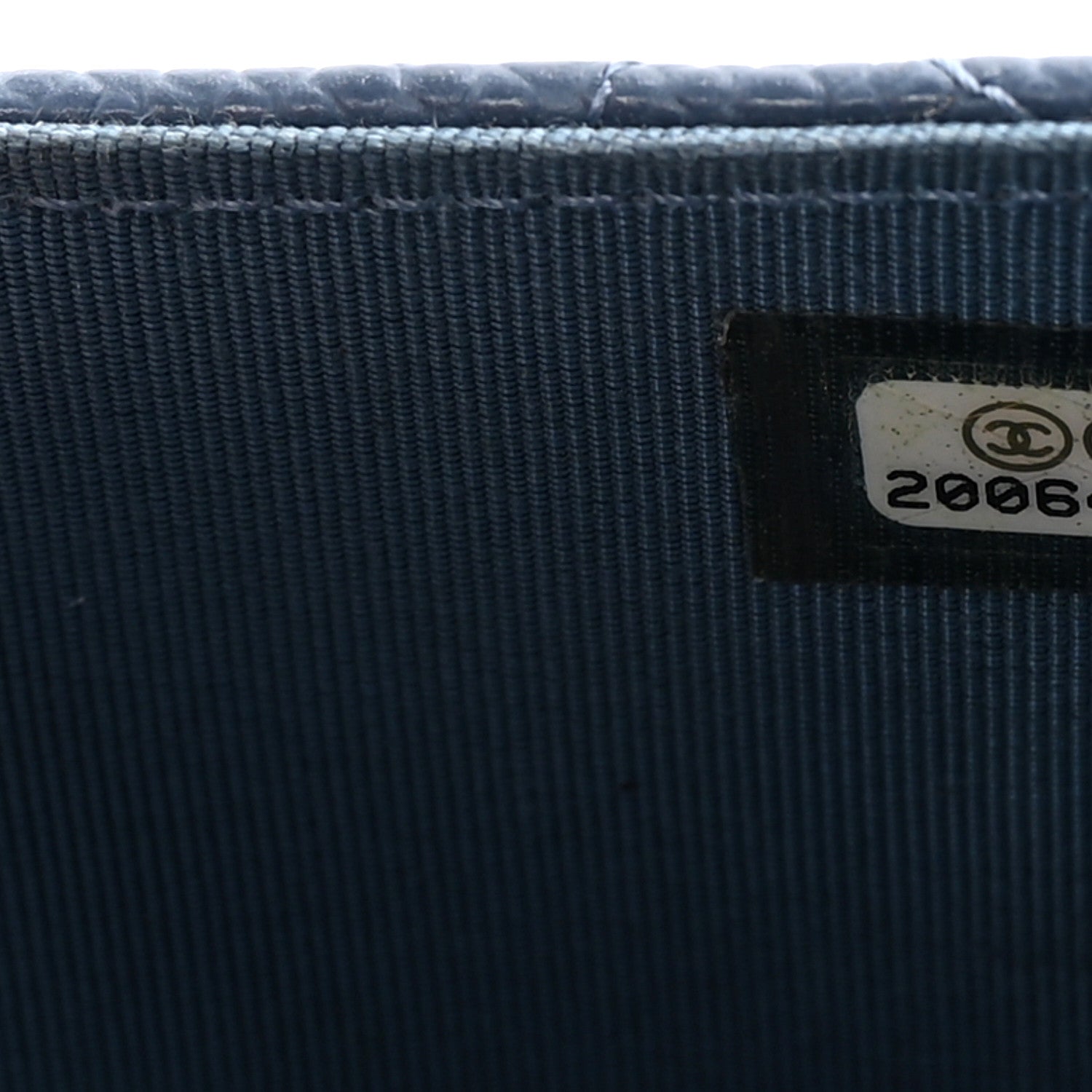 Chanel Caviar Quilted Travel Wallet Blue 9 of 9