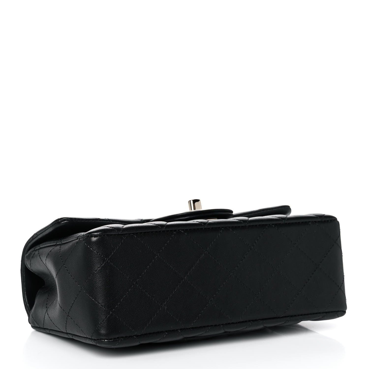 Chanel Lambskin Quilted Mini Coco Charms Rectangular Flap Black 4 of 12