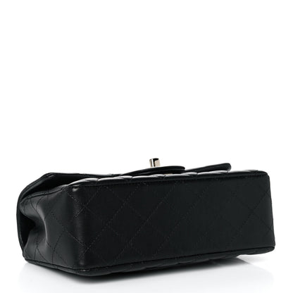 Chanel Lambskin Quilted Mini Coco Charms Rectangular Flap Black 4 of 12