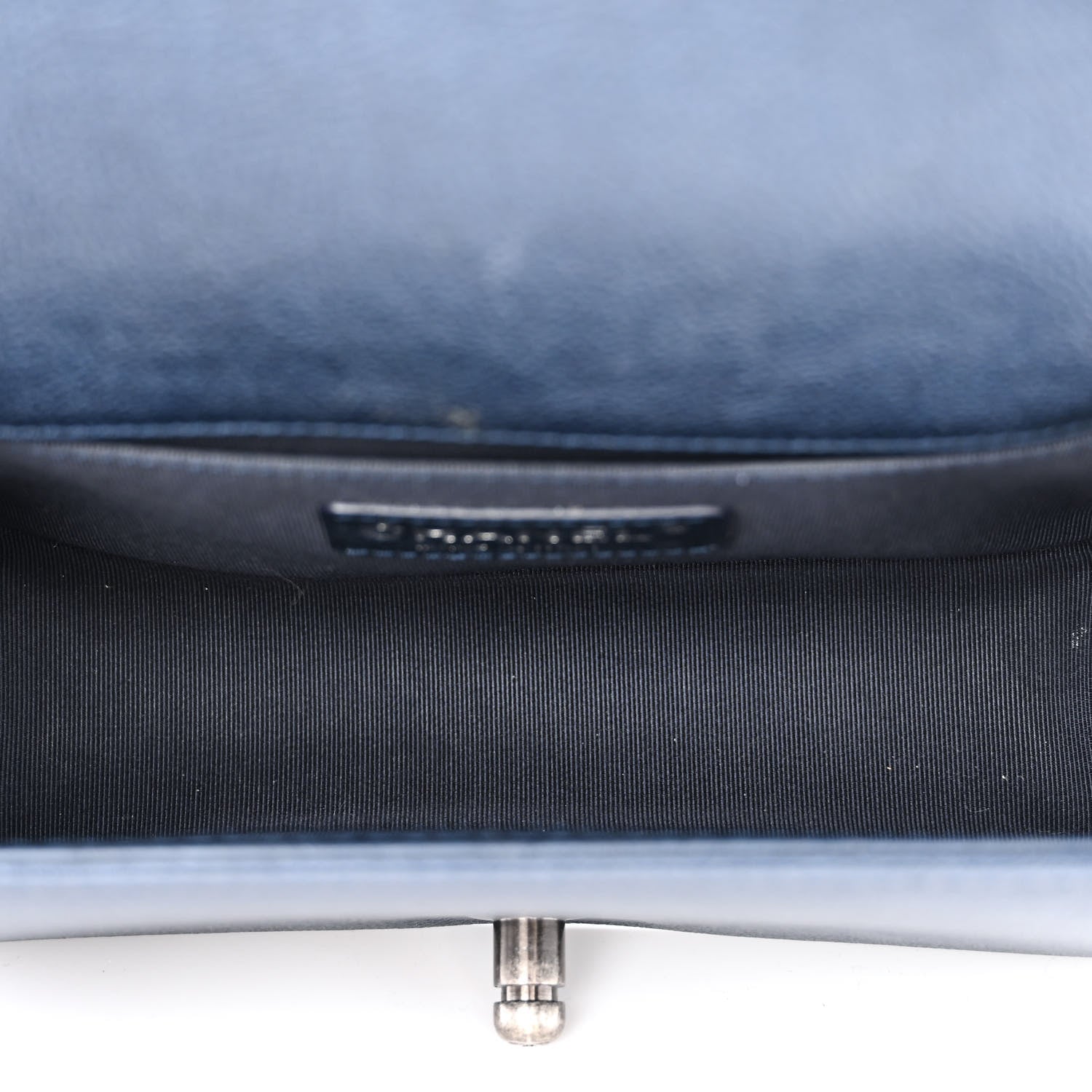 Chanel Grained Calfskin Quilted Small Boy Flap Blue 5 of 11