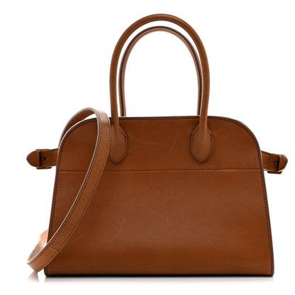 The Row Polished Saddle Calfskin Soft Margaux 10 Bag Cuir 1 of 15