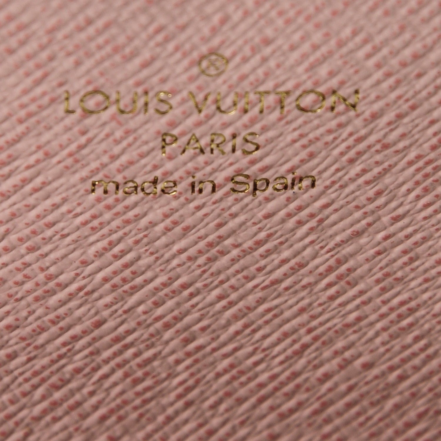 Louis Vuitton Damier Ebene Caissa Wallet Rose Ballerine 7 of 8