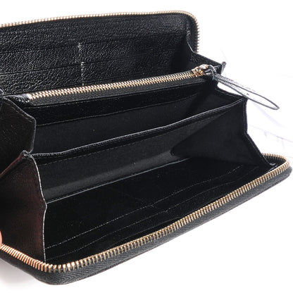 Balenciaga Chevre Metallic Edge Wallet Black 5 of 8