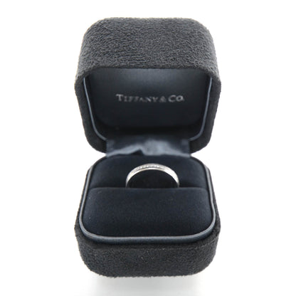 Tiffany 18k White Gold and Diamond Metro Ring Size 6 4 of 5