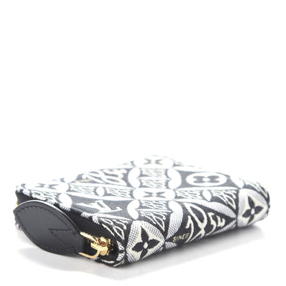 Louis Vuitton Jacquard Since 1854 Zippy Coin Purse Grey 4 of 6