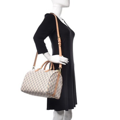 Louis Vuitton Damier Azur Speedy Bandouliere 30 2 of 12