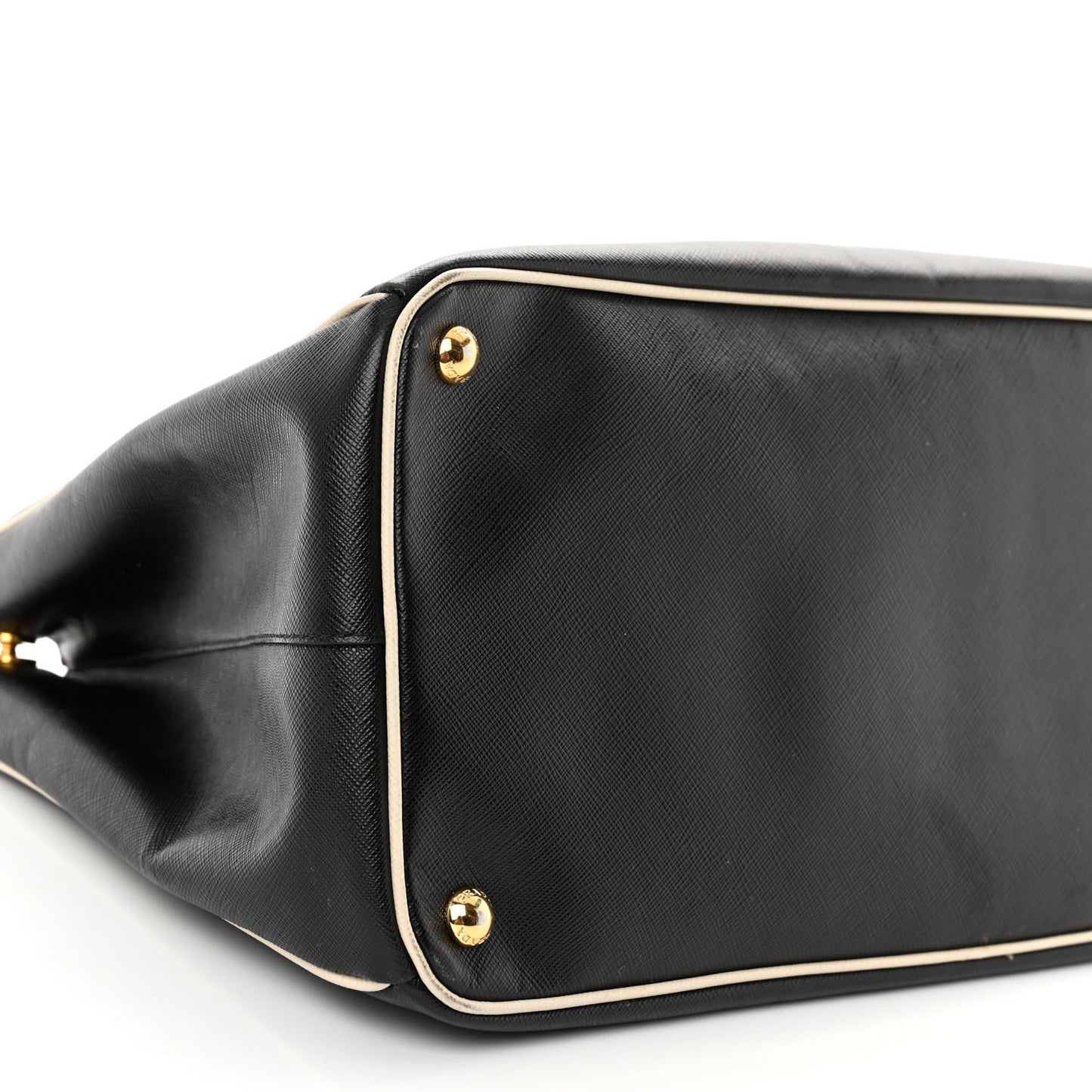 Saffiano Lux Large Tote Black Talco