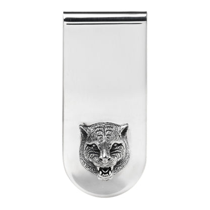 Gucci Sterling Silver Tiger Head Money Clip 1 of 4