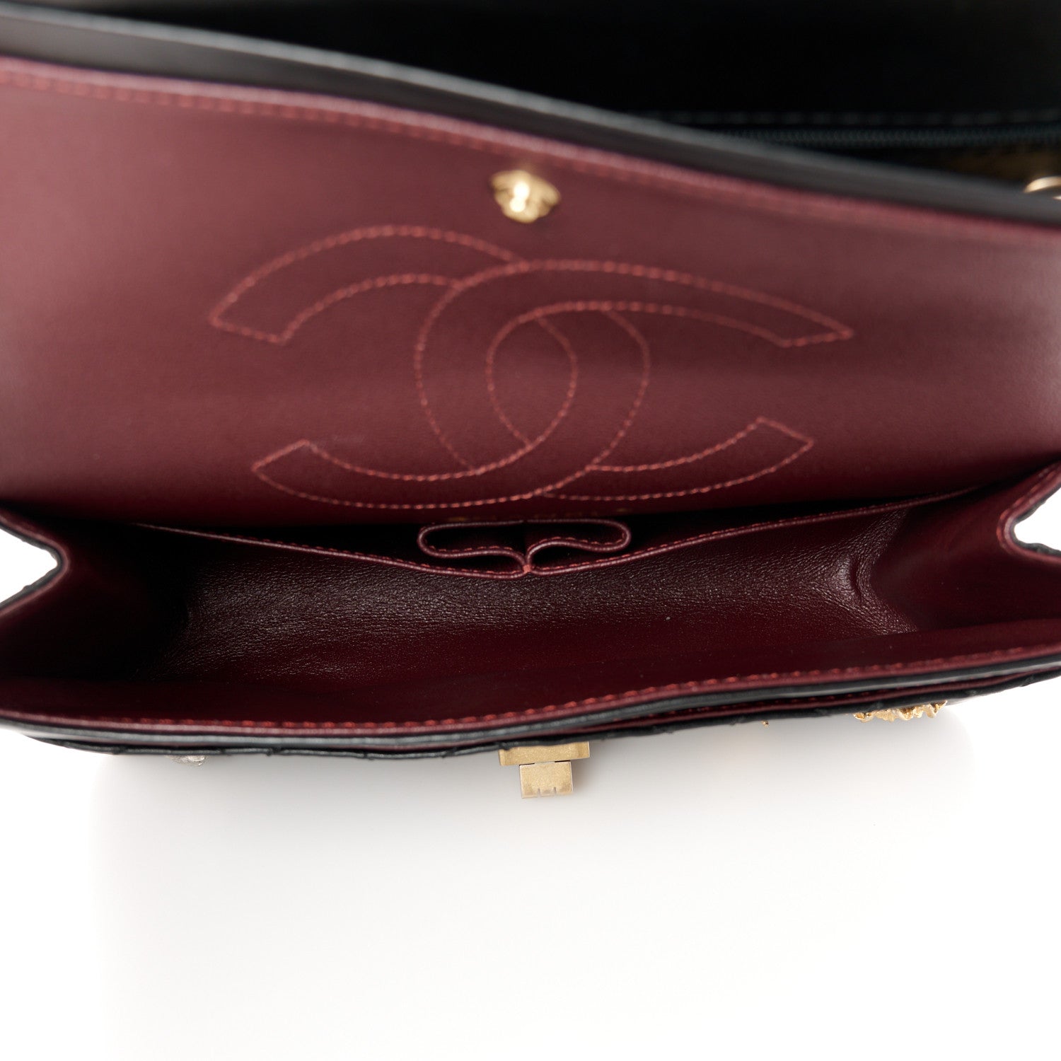 Chanel Aged Calfskin Lucky Charms 2.55 Reissue 225 Flap Black 5 of 12