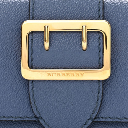 Burberry Soft Grain Calfskin Mini Phone Bag Steel Blue 7 of 9