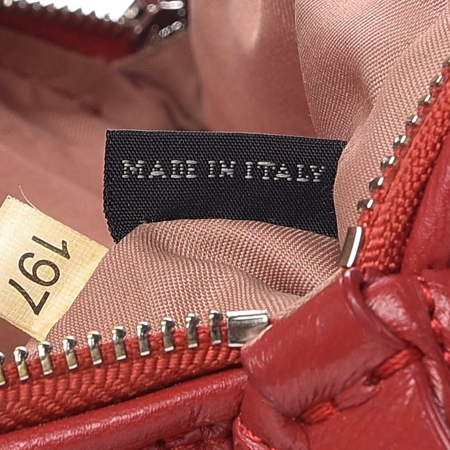 Nappa Matelasse Lux Mini Backpack Rosso
