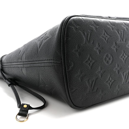 Louis Vuitton Empreinte Monogram Giant Neverfull MM Black 9 of 10