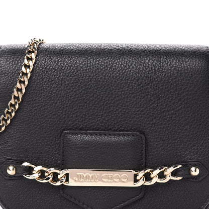 Jimmy Choo Calfskin Shadow Crossbody Bag Black 10 of 10
