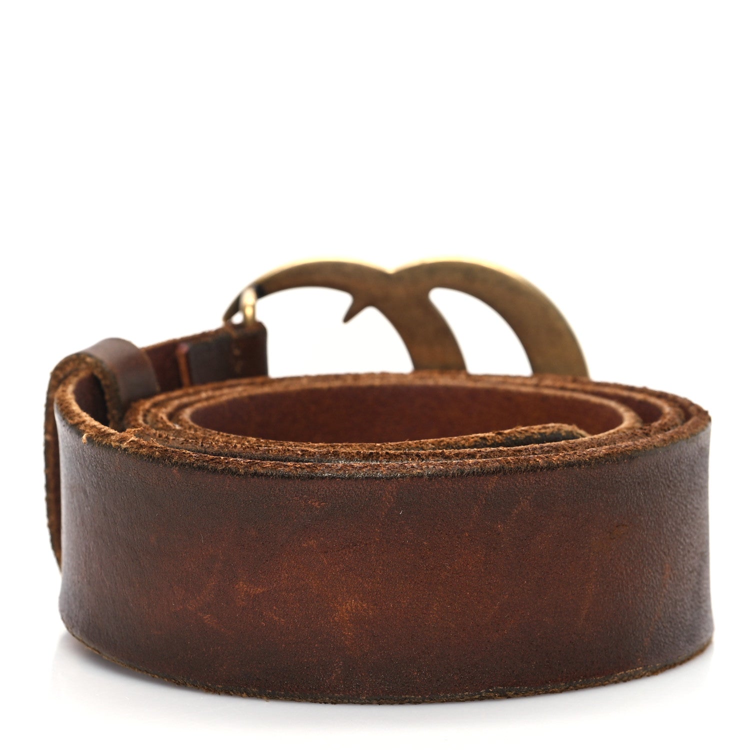 Gucci Faded Calfskin Double G 40mm Belt 85 34 Cuir 2 of 5