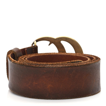 Gucci Faded Calfskin Double G 40mm Belt 85 34 Cuir 2 of 5