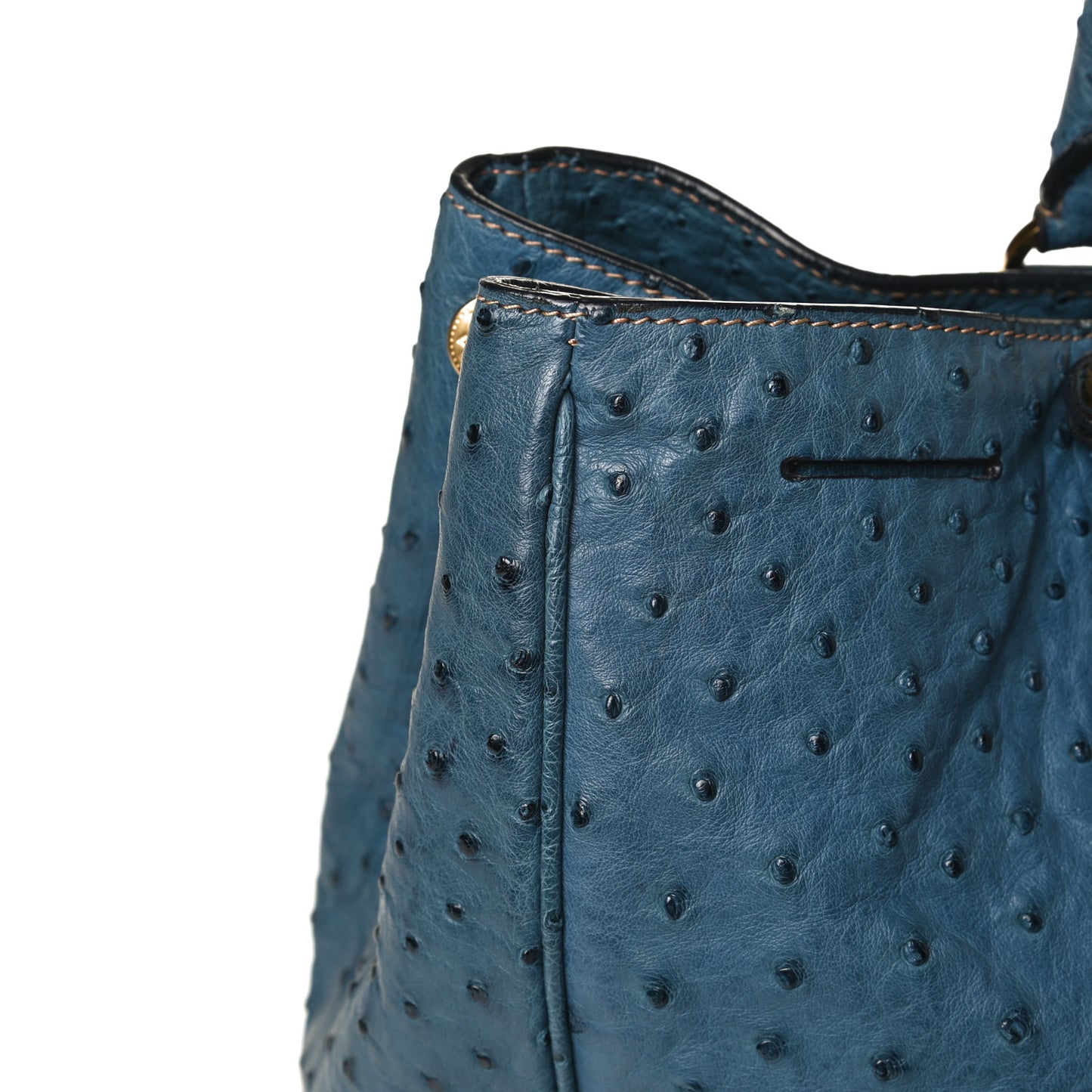 Ostrich Executive Tote Cobalto