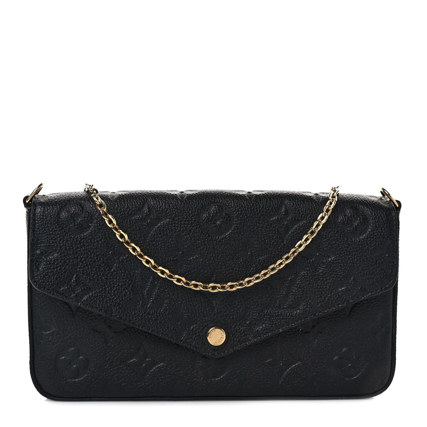 Empreinte Pochette Felicie Chain Wallet Black