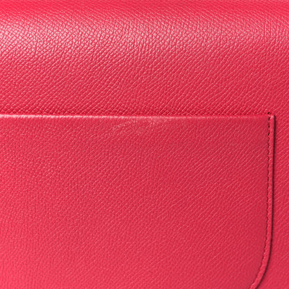 Celine Grained Calfskin Small Trotteur Dark Pink 10 of 10