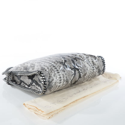 Stella McCartney Eco Python Big Falabella Tote Grey 4 of 9