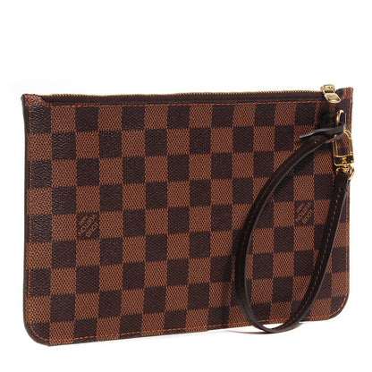 Louis Vuitton Damier Ebene Neverfull MM GM Pochette 3 of 7