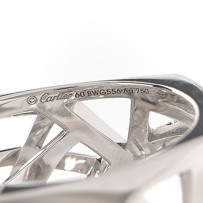 Cartier 18K White Gold Tsavorite Onyx Panthère De Cartier Ring 60 9 5 of 6