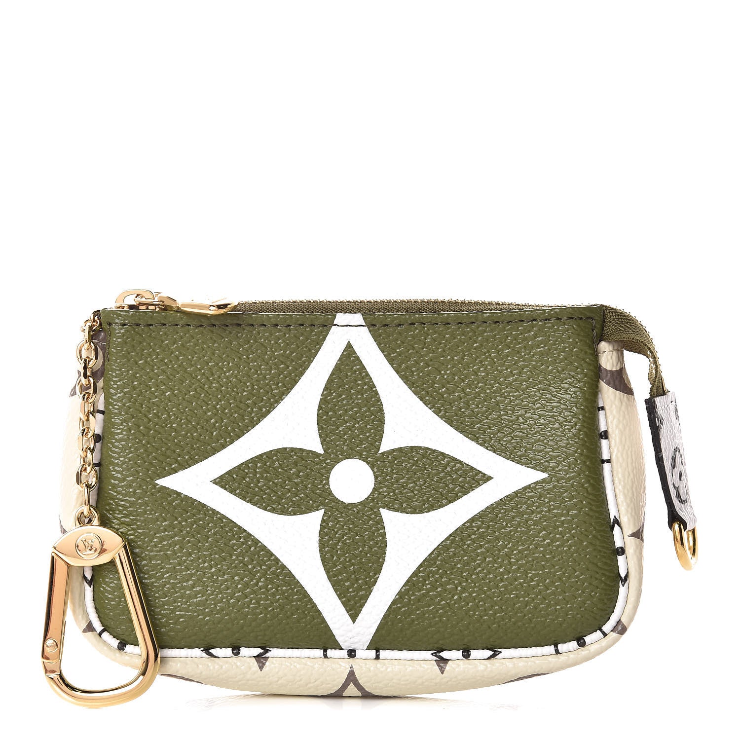 Louis Vuitton Monogram Giant Micro Pochette Accessories Kaki White 1 of 8