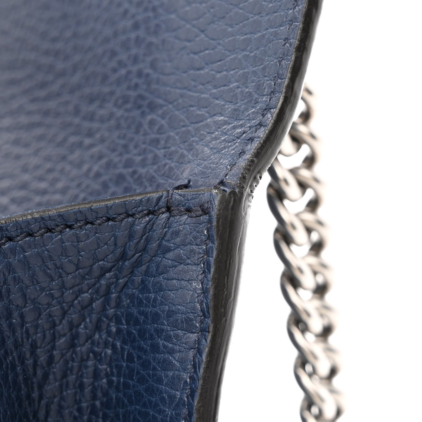 Dollar Calfskin Crystal Small Dionysus Shoulder Bag Blue Agata Montana Sapphire