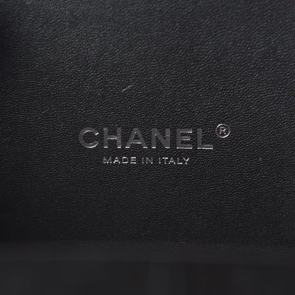 Chanel Plexiglass Compact Box Clutch Black Ivory 6 of 10
