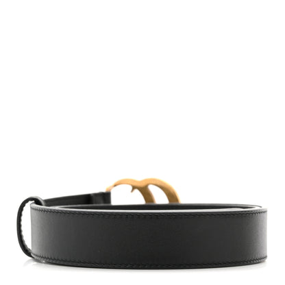 Gucci Calfskin Double G 30mm Belt 90 36 Black 3 of 14