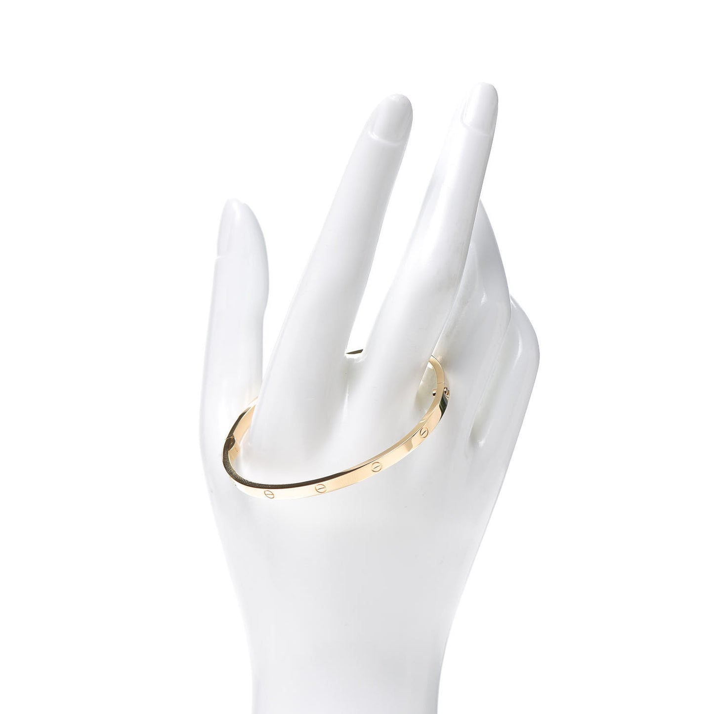 18K Yellow Gold Small LOVE Bracelet 17