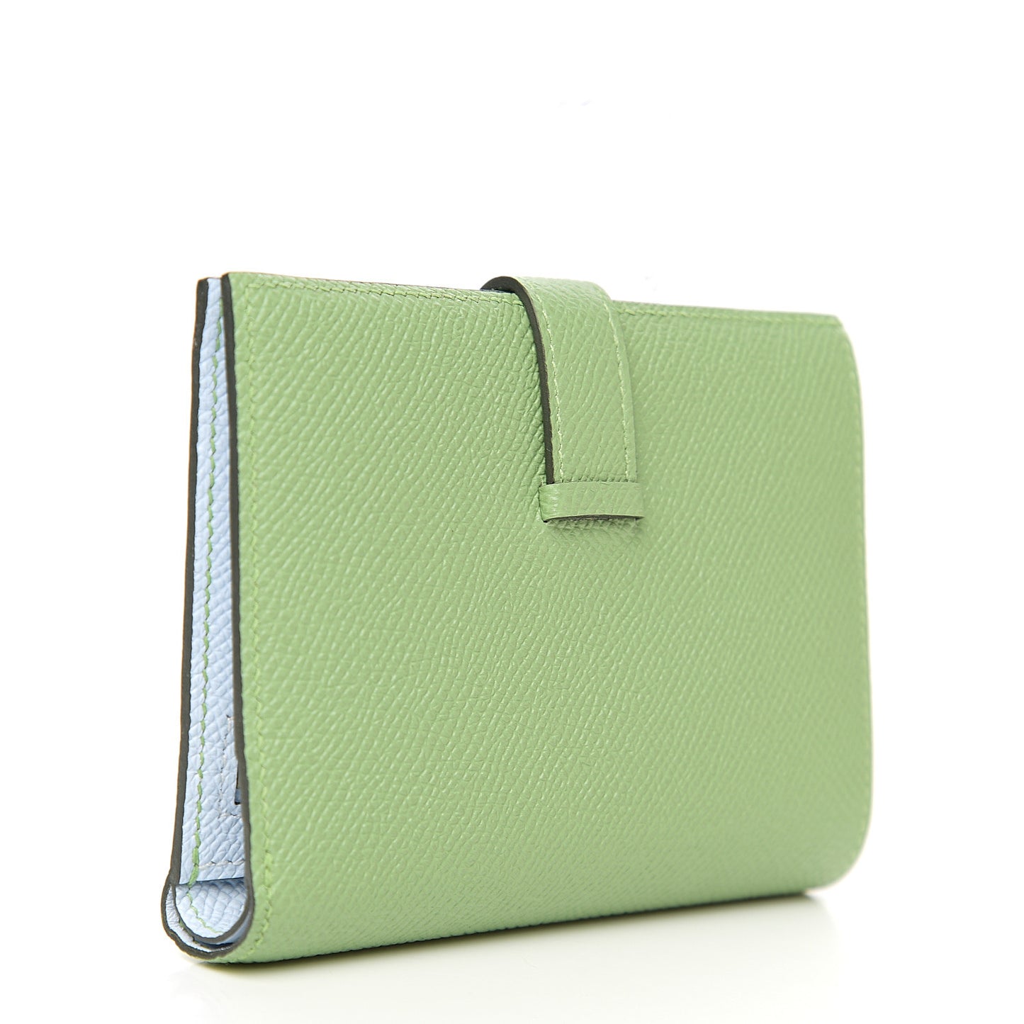 Epsom Verso Bearn Compact Wallet Vert Criquet Bleu Brume