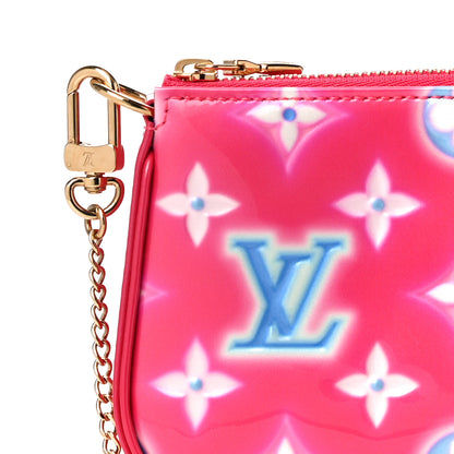 Louis Vuitton Vernis Valentine Mini Pochette Accessories Fuchsia Neon 7 of 10