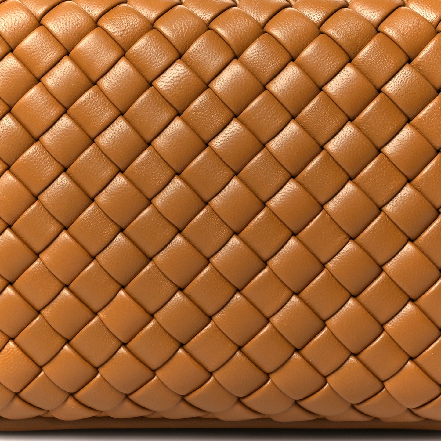 Calfskin Intrecciato Knot On Strap Camel